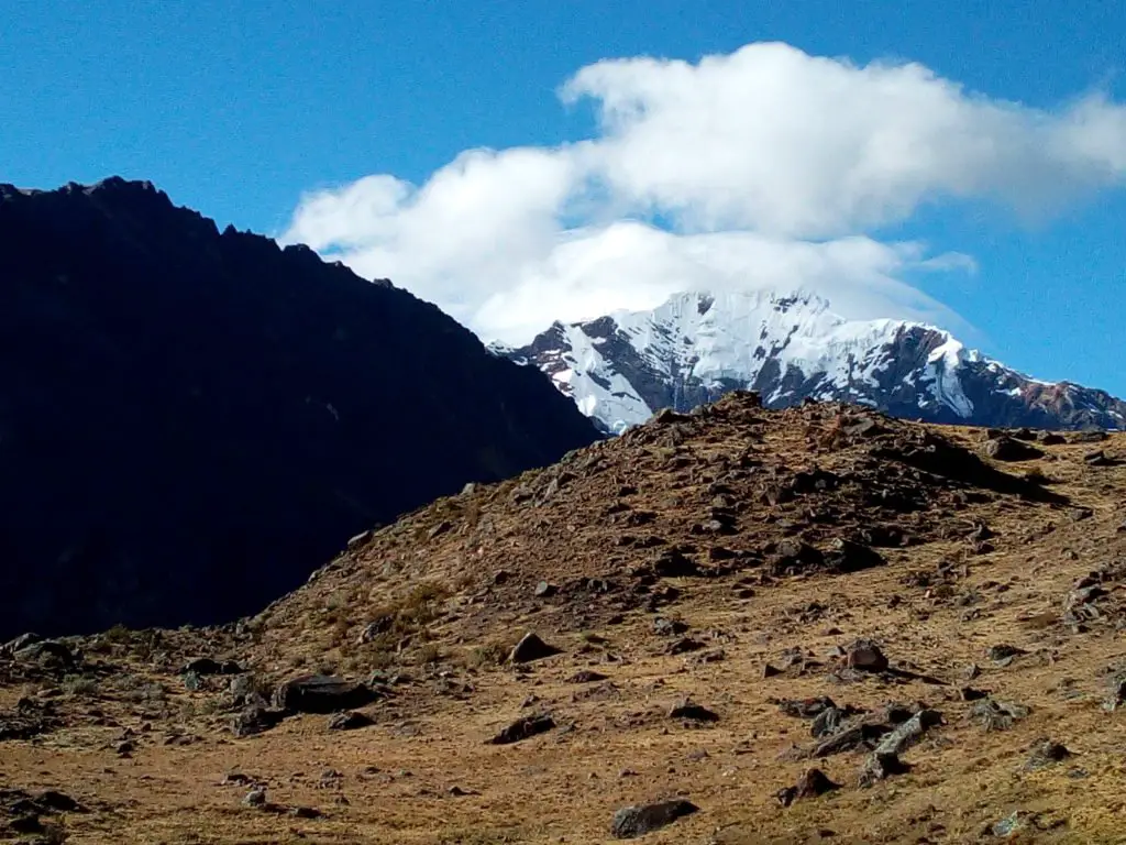 Vers le San Juan dans la Cordillère Blanche lors de mon trek au Pérou