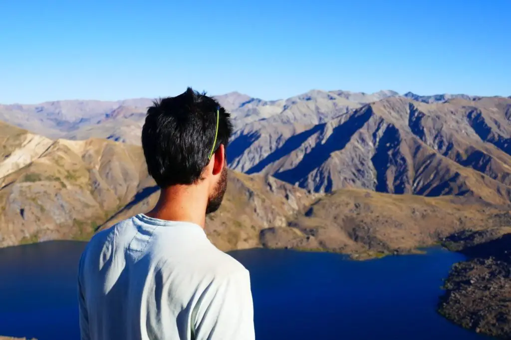Vue d'en haut du Laguna del dial en Amérique du Sud dans la Cordillère des Andes