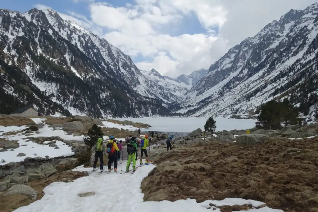 Vue sur le lac de Gaube