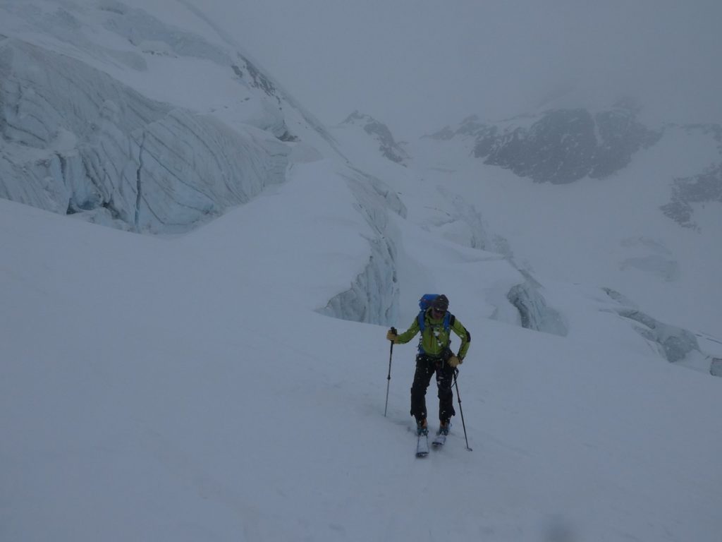 Changement de temps dans les montagnes du Cevale en ortles Italie