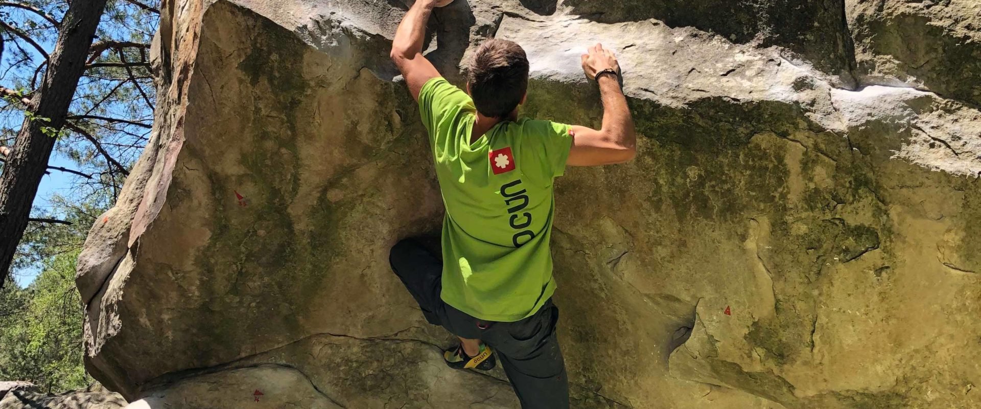 À l'assaut des blocs de la forêt de Fontainebleau