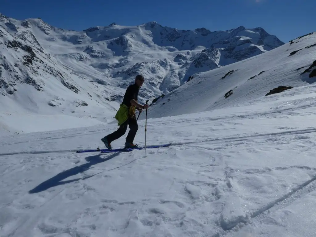 premier jour montée au Monte Branca en Italie