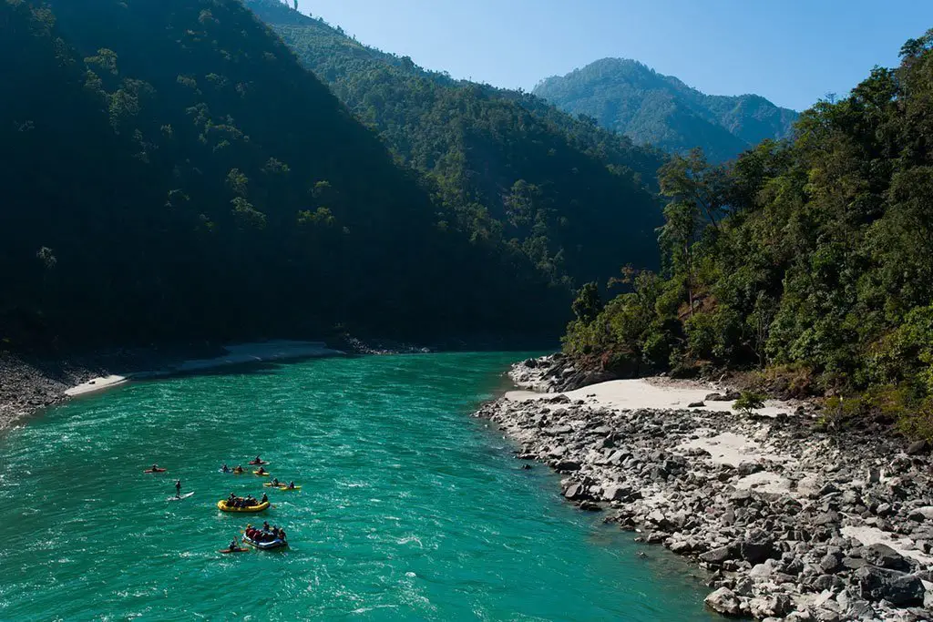 activité de rafting à faire au Népal