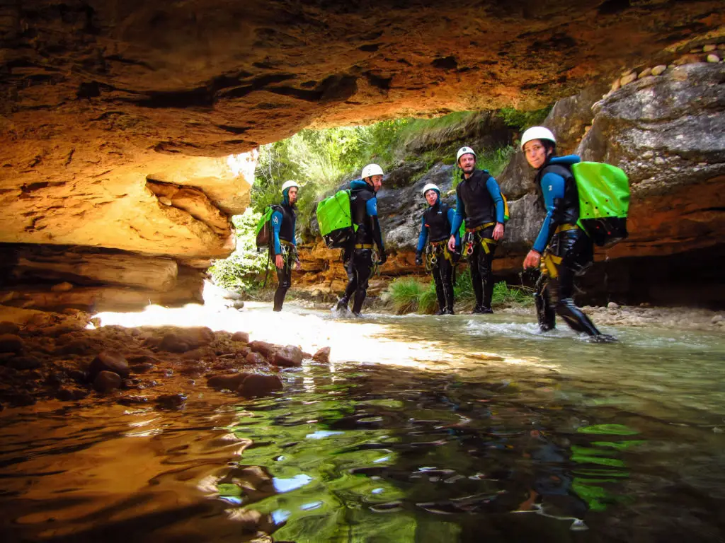 Canyon en Espagne Le Formiga en Sierra de Guara