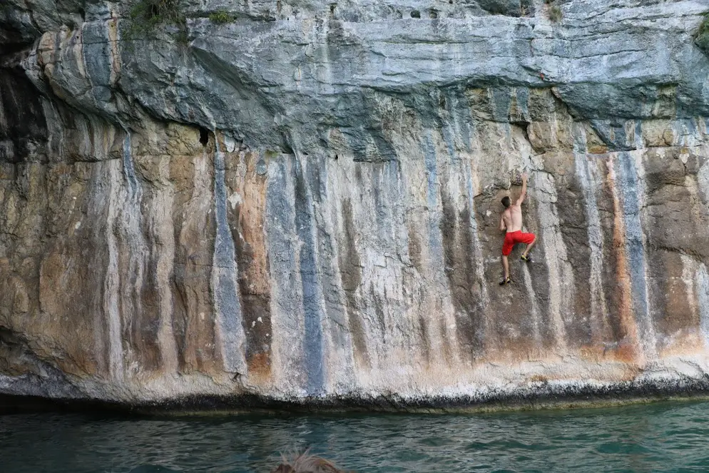 Deep water au lac d'annecy