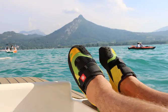 Le plaisir d'une bonne session deep water au lac d'annecy