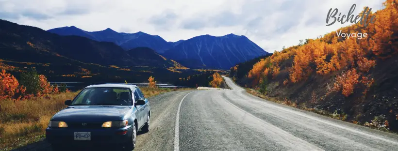 Au retour vers Whitehorse, le ciel de dégage côté Canada