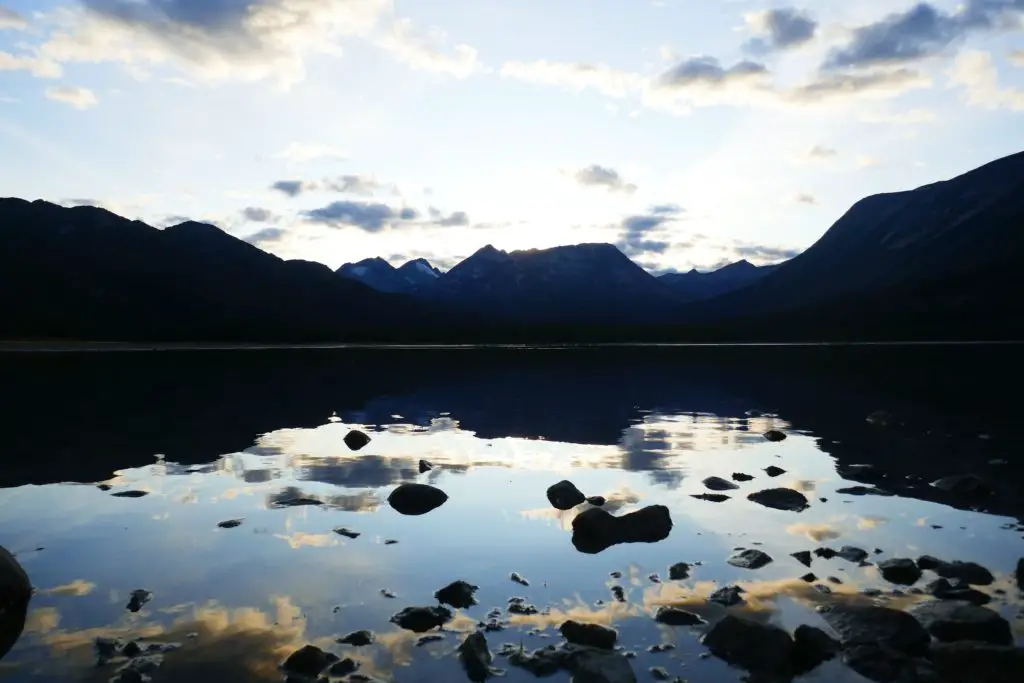 Le lac Lindemann en Alaska