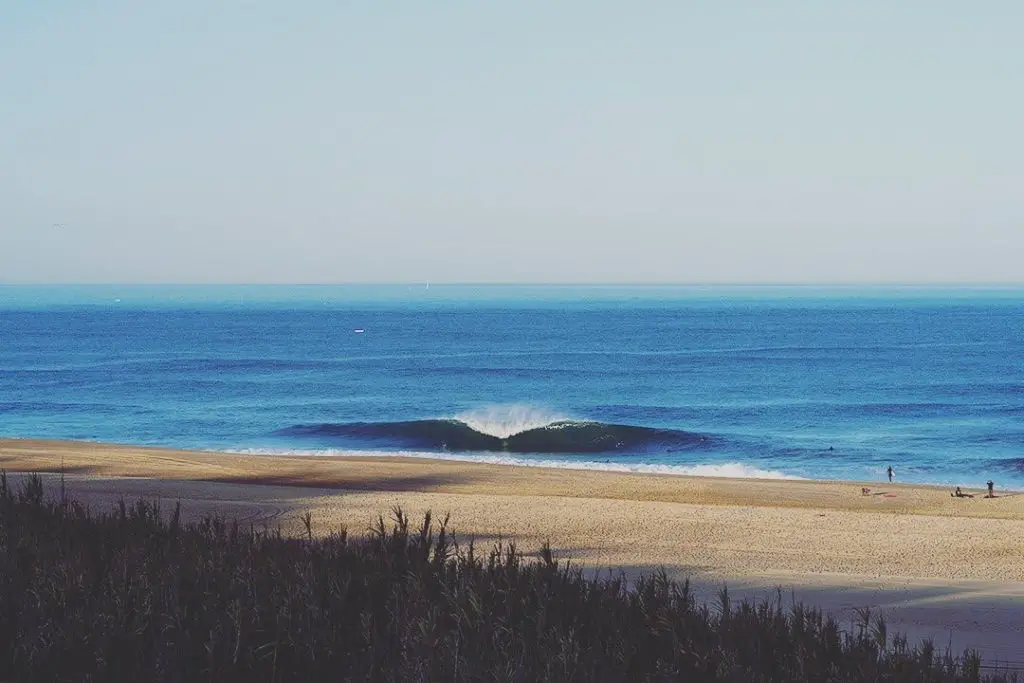 Plage de Nazare au Portugal