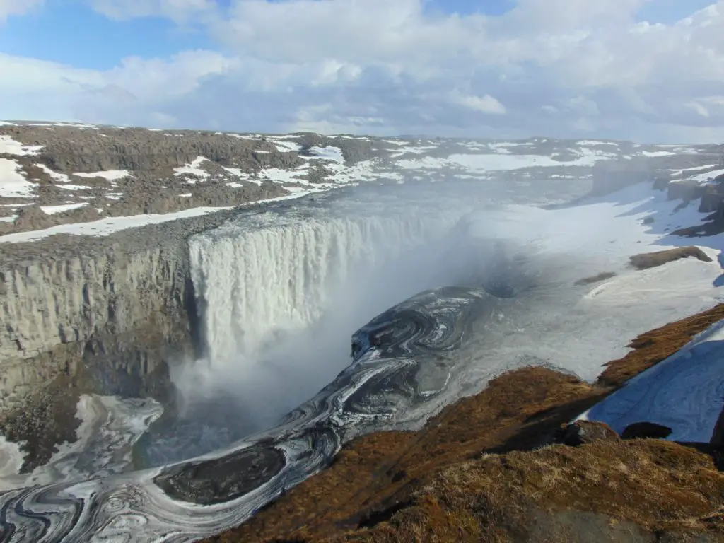 Dettifoss chute d'eau en Islande