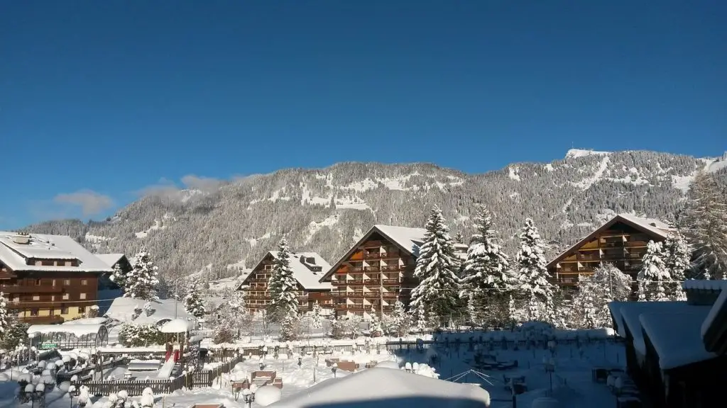 Feter noel à Villars-sur-Ollon en Suisse pour les vacances de décembre