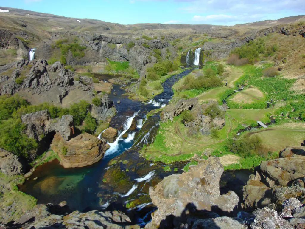 Gjáin ou le pays des Hobbits en Islande