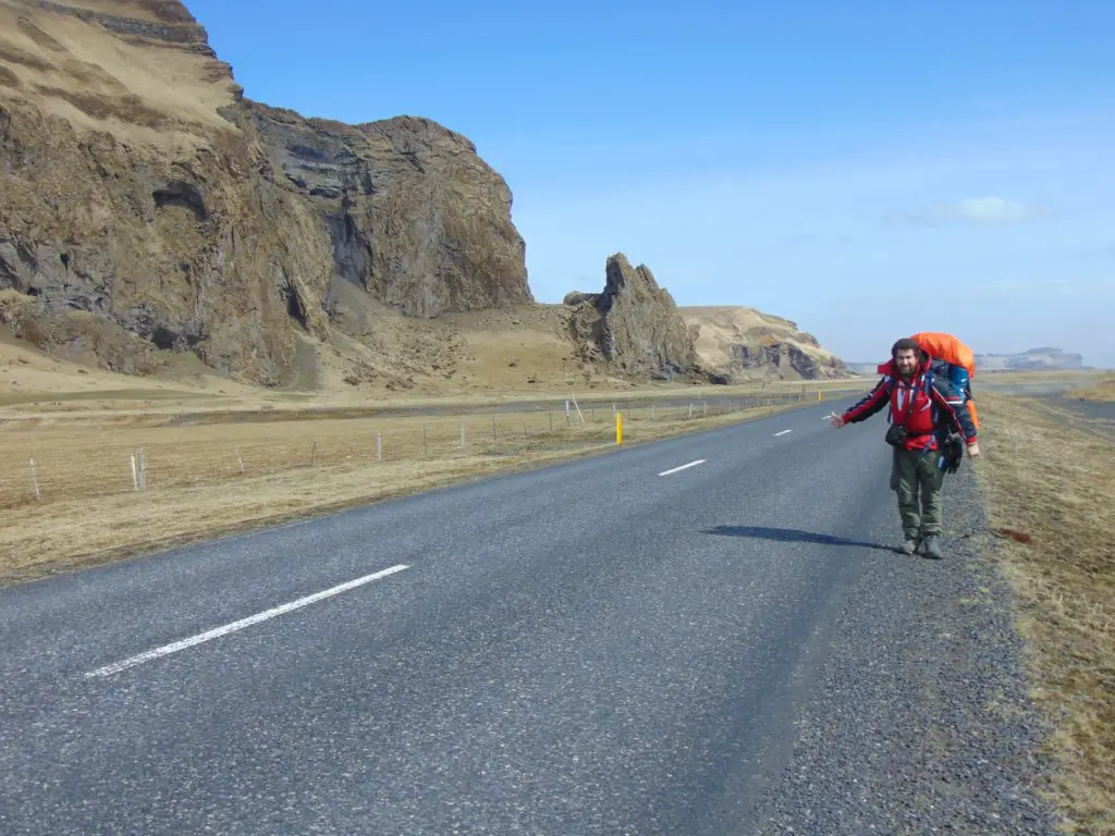 Sur la route n°1 dans le sud de l’Islande, un peu après la ville de Vik