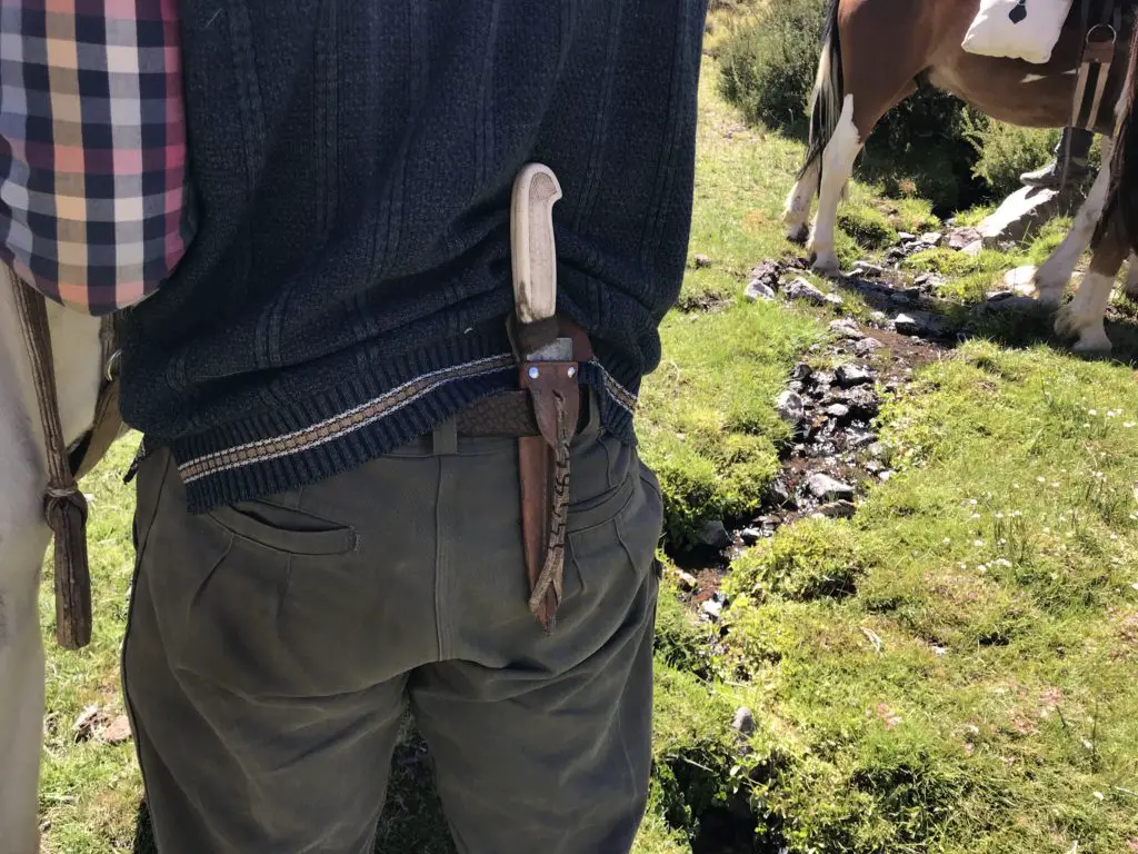 Au pays des Gauchos le couteau est Roi