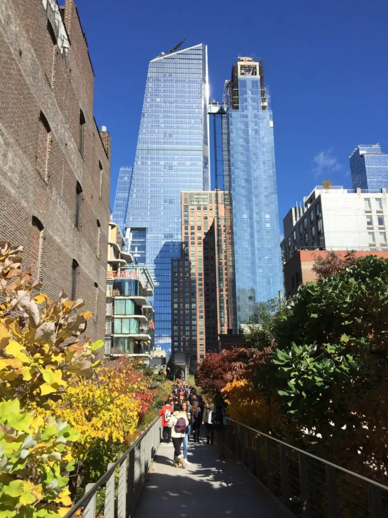 Balade sur la High Line à New York