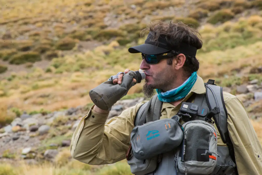 Caméra GoPro 8 avec pince TELESIN idéal pour vidéo pêche à la mouche en Patagonie Argentine