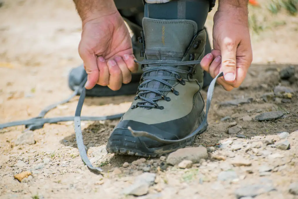 Chaussure Wading ULTRALIGHT STICKY Patagonia pour la pêche à la mouche en Argentine