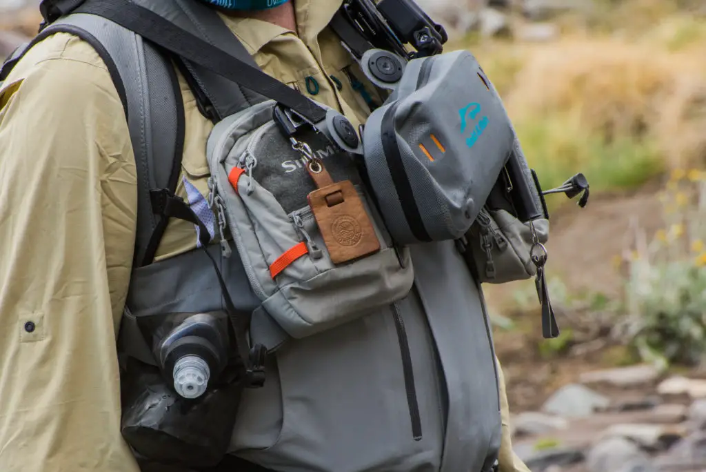 Chest Pack SIMMS waypoint dual Gunmetal testé en Patagonie