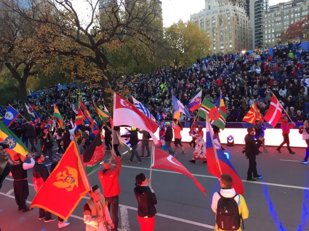 La Parade des Nations avant le marathon de New York