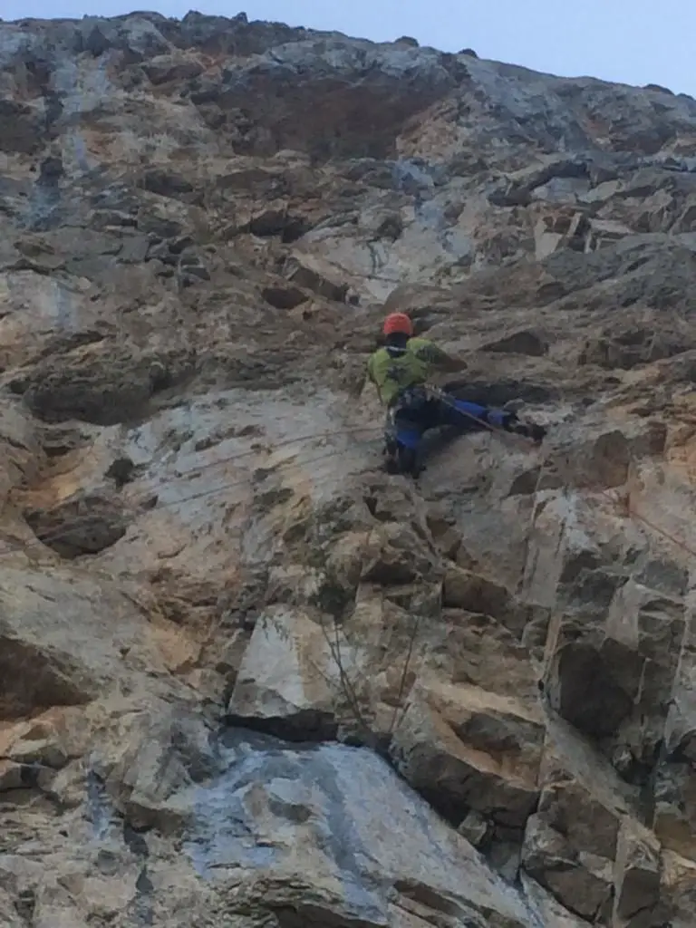 La Pena Montanesa c'est une montagne raide