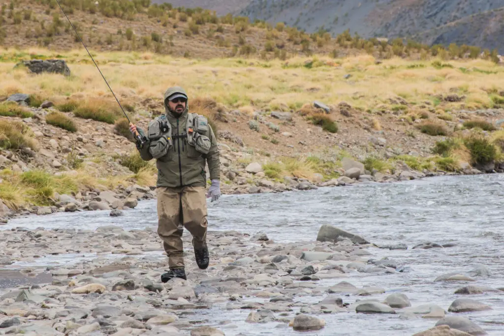 Parka de Pêche Expert Pro Sonic Field and Fish testé et approuvé en Patagonie