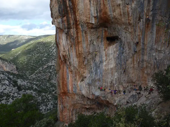 Secteur d'escalade Elona à Leonidio en Grèce