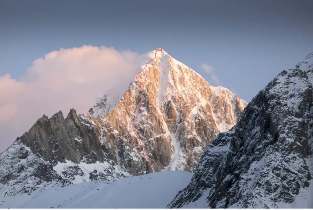 Topo de Tcheu cte panthère sur le Grosvenor dans le Sichuan (Chine)