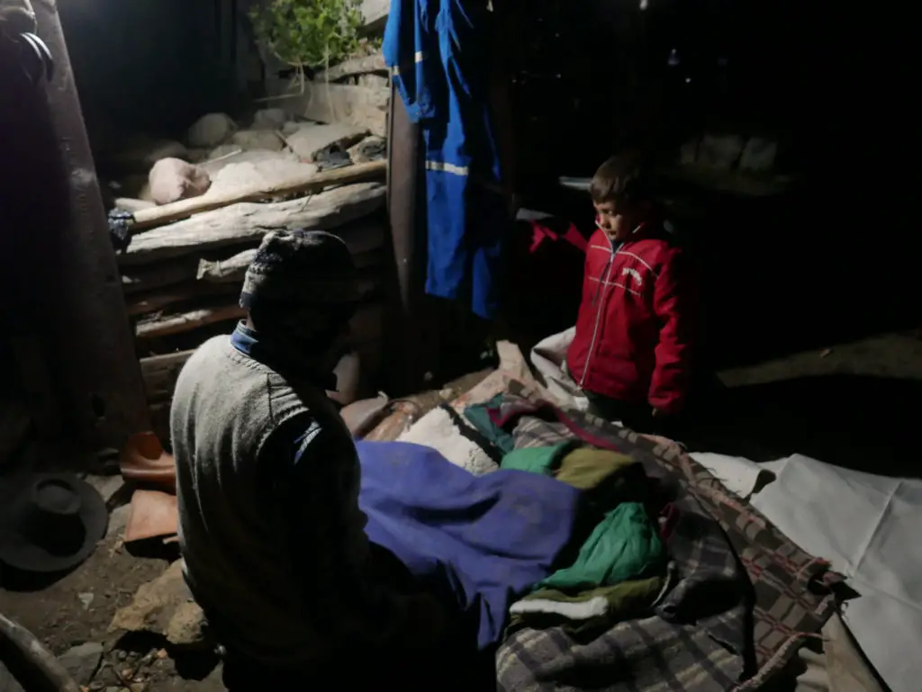couchage des enfants a la belle etoile dans le pays des gauchos en argentine
