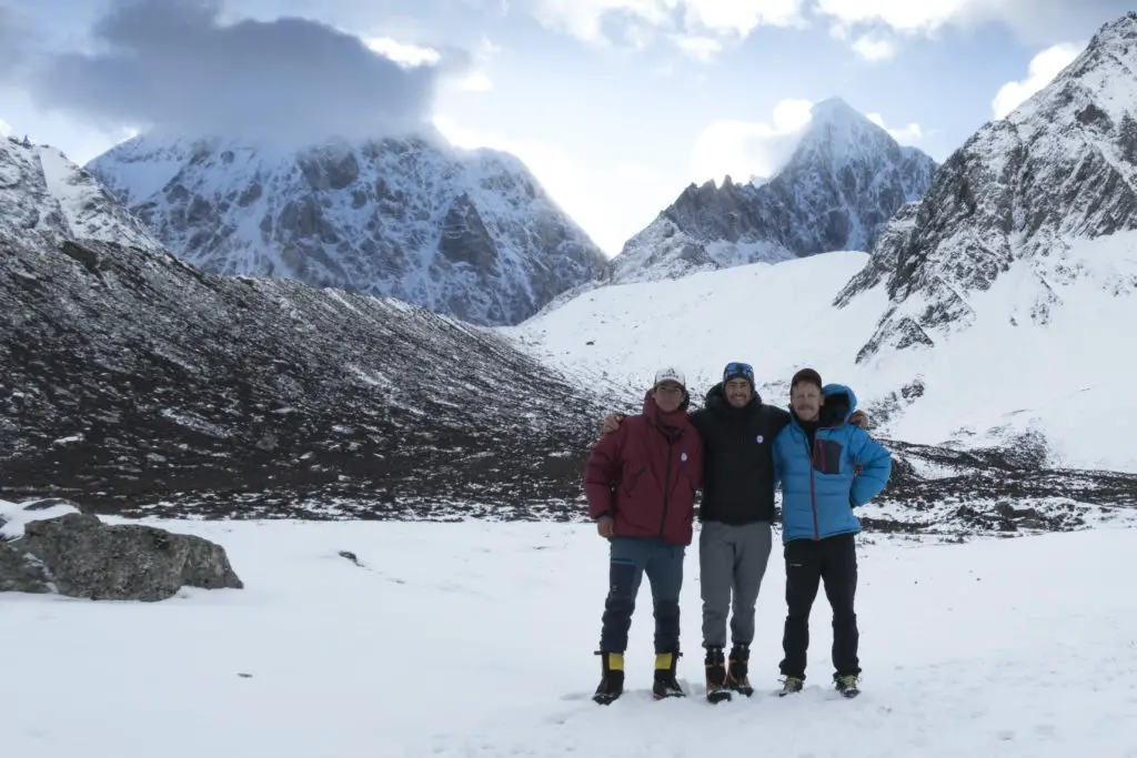 de retour après Tcheu cte panthère, devant le Grosvenor et Jiazi dans le Sichuan (Chine)