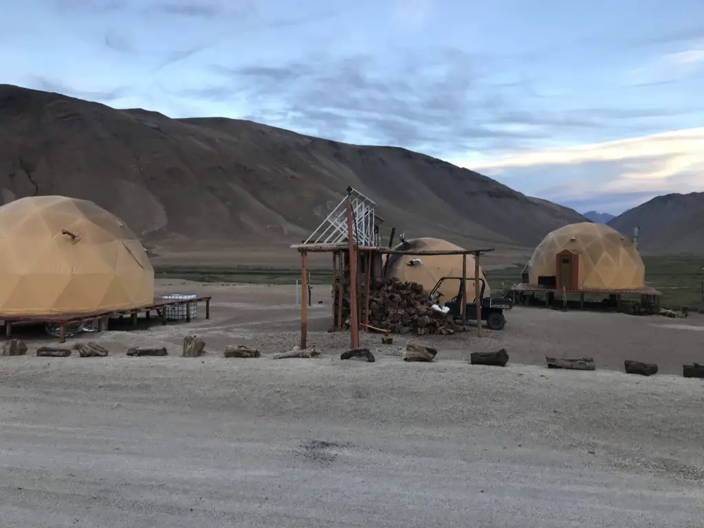 dome au pied de la futur plus grande station de ski d'amerique du sud proche de valle noble en argentine