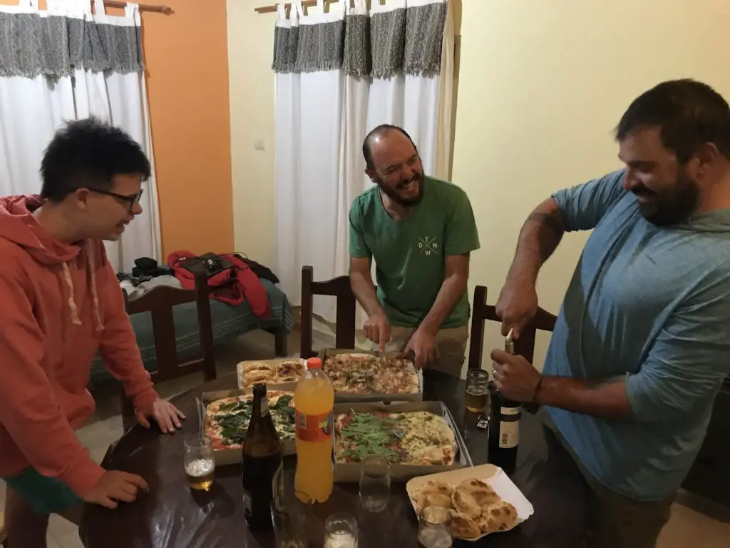 Dernier repas à la Cabana de Martin à Malargüe avant de rentrer en France