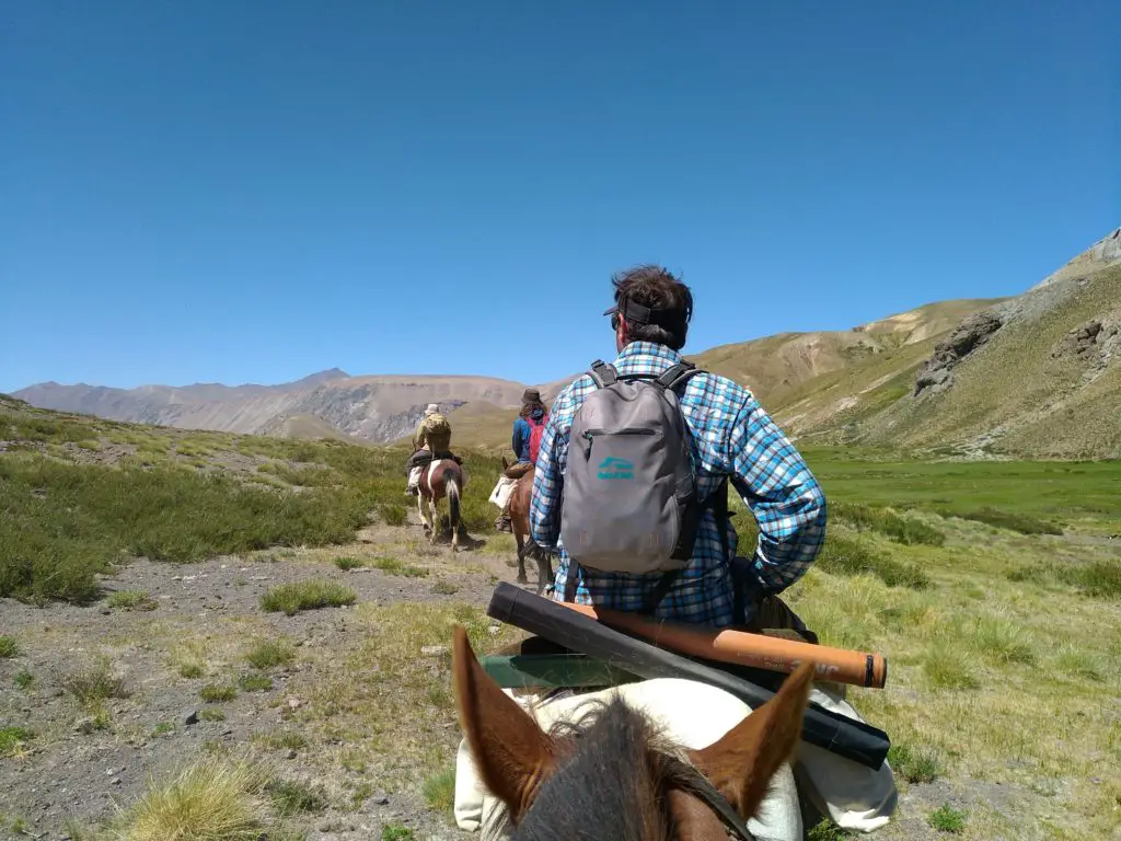 Retour à la maison des gauchos après 3 jours de voyage peche à la mouche en Patagonie du nord en argentine