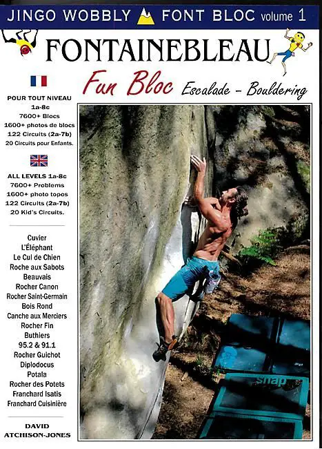 Topo du site de blocs de Fontainebleau