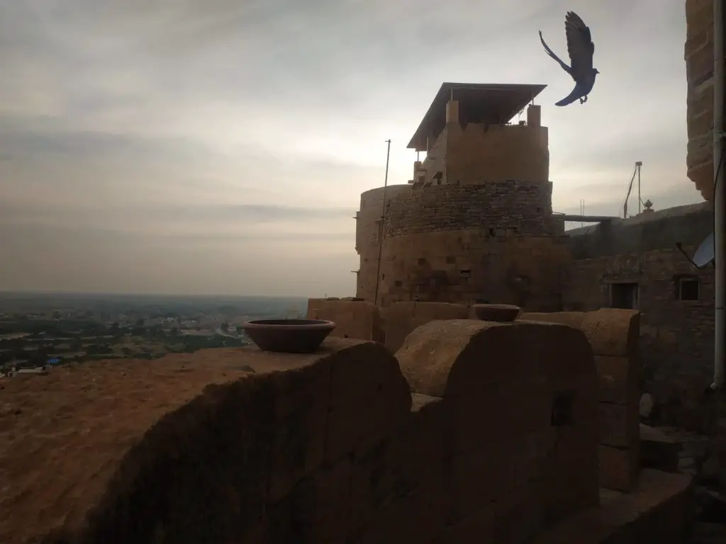 a proximité du fort de Jaisalmer en Inde