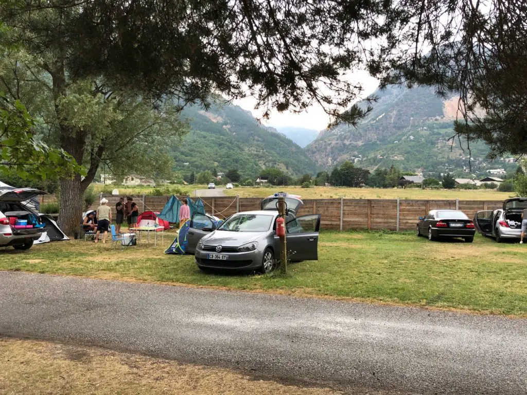 le camping des ecrins à L’Argentière-la-Bessée
