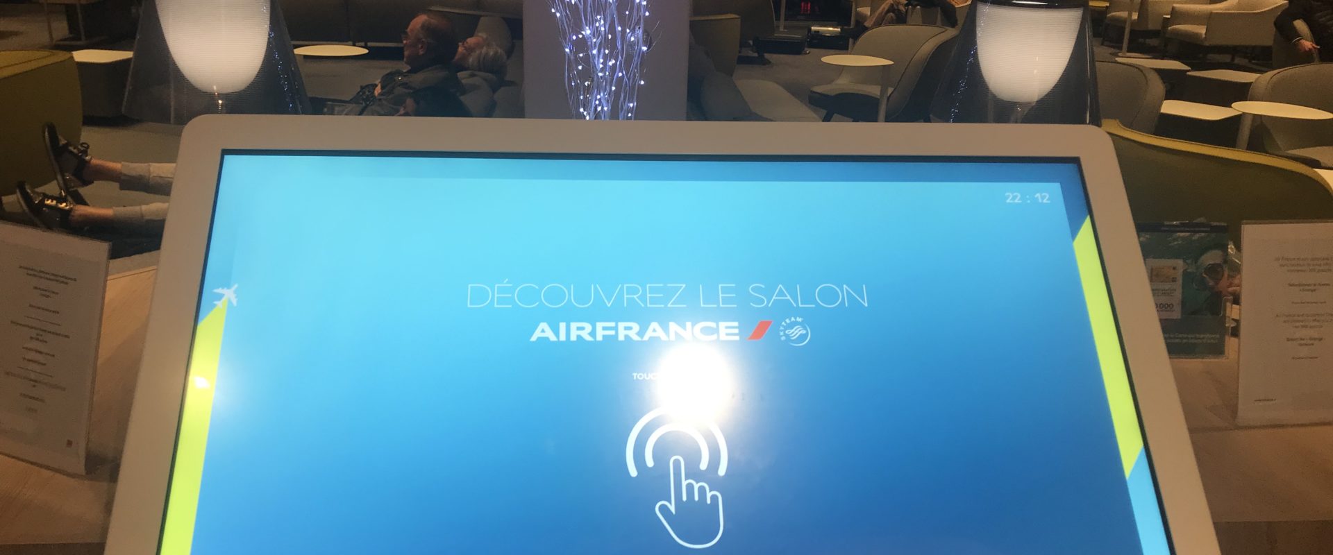 Salon Air France ou espace Lounge dans les aéroports