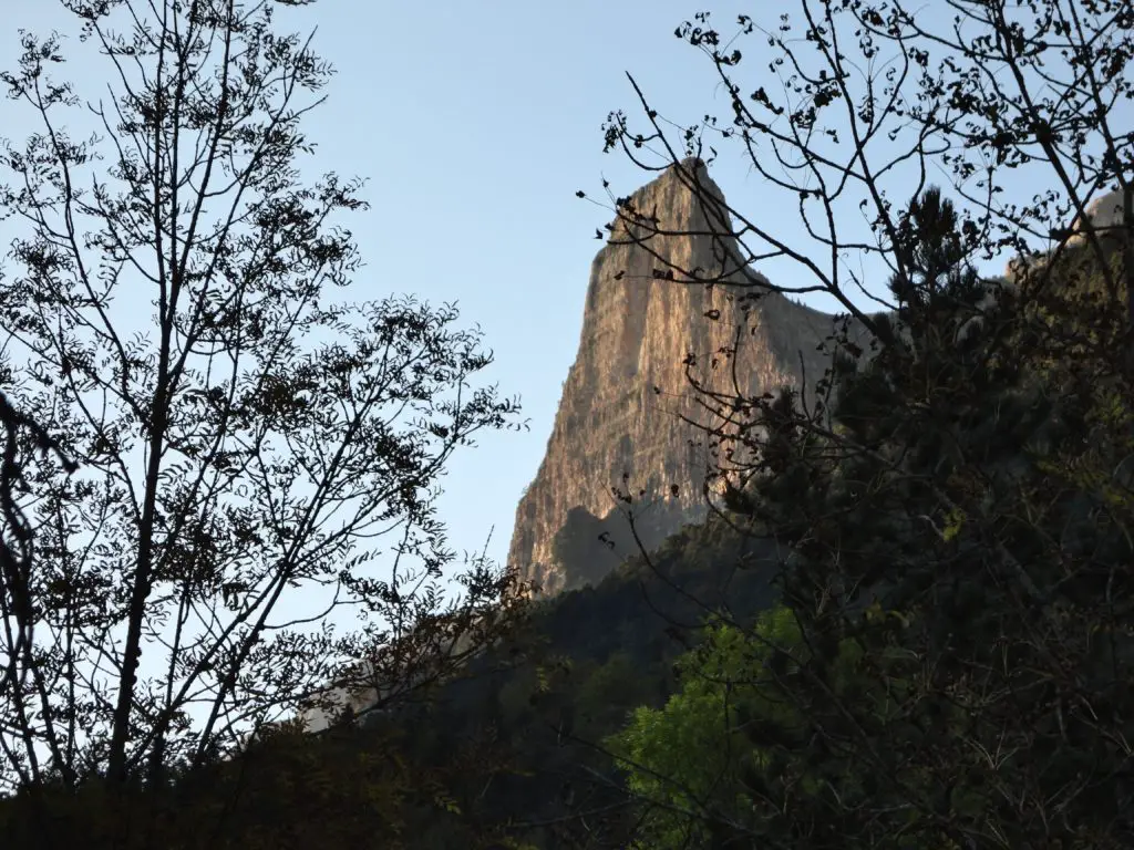 La falaise du Tozal au parc national de Ordesa en Espagne