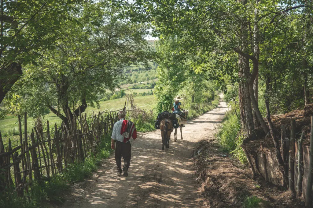 Randonnée à cheval en Albanie