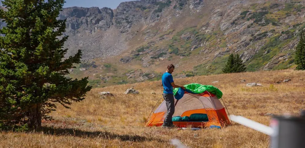 Tente ultralégère et sac de couchage Big Agnes