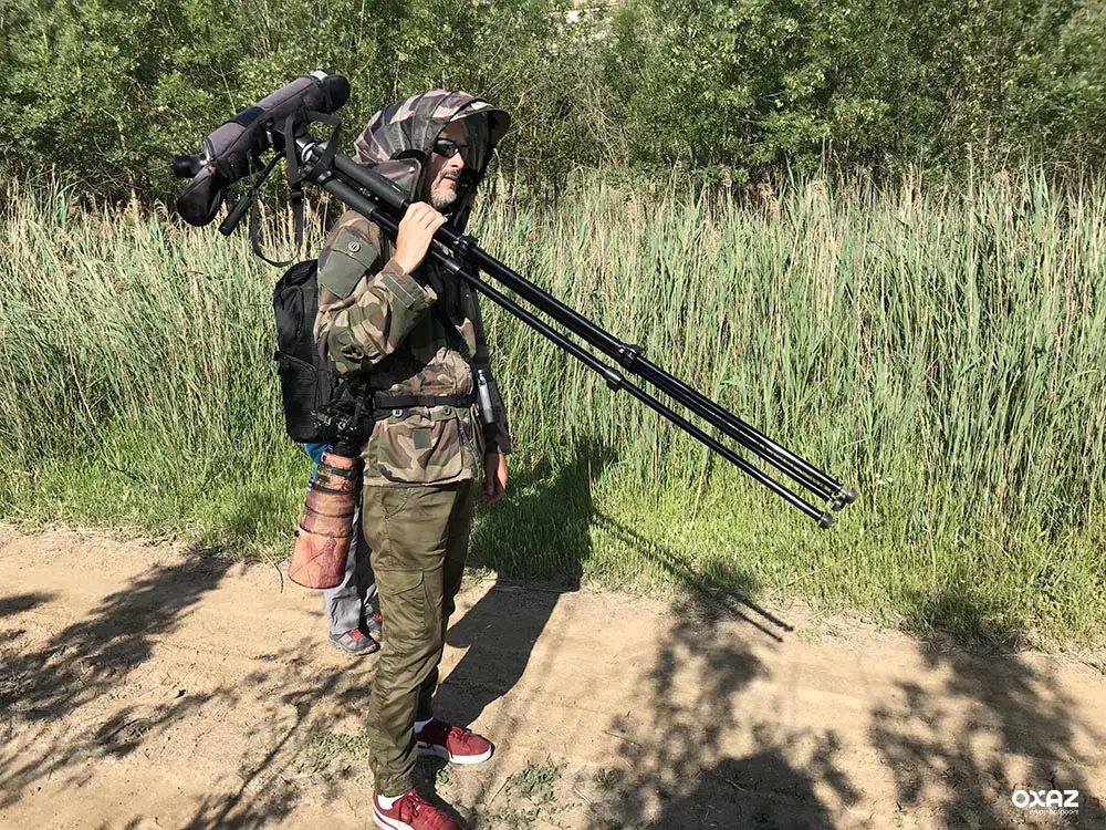 vêtement et équipement pour l'observation des oiseaux