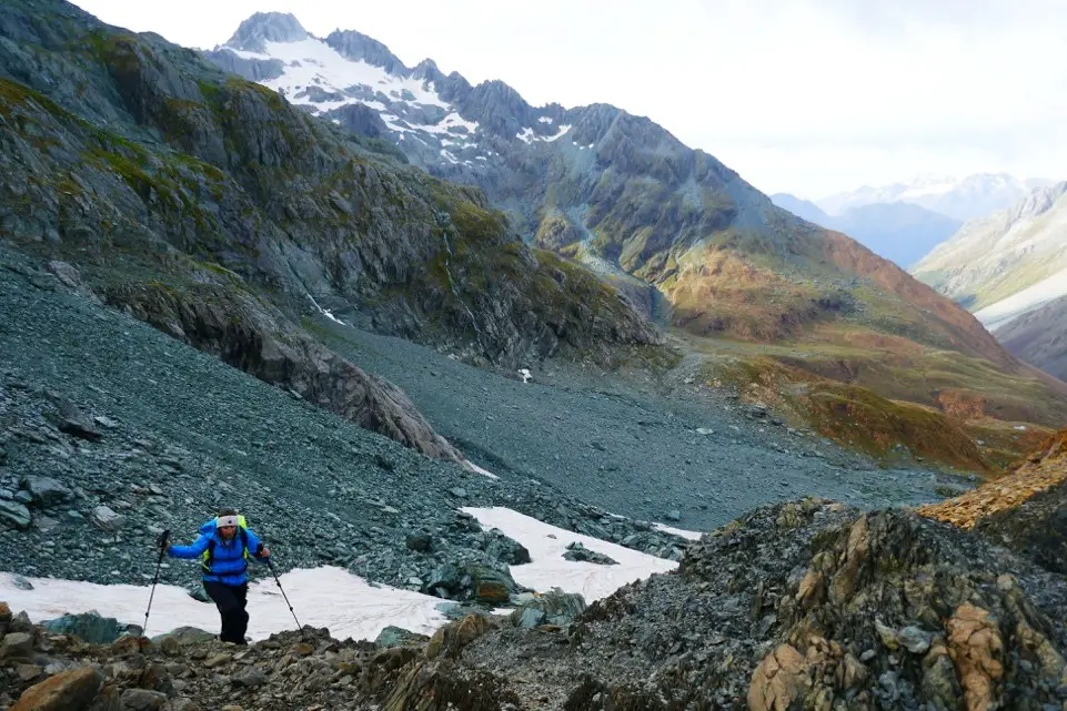 randonnée au Mount Aspiring National Park