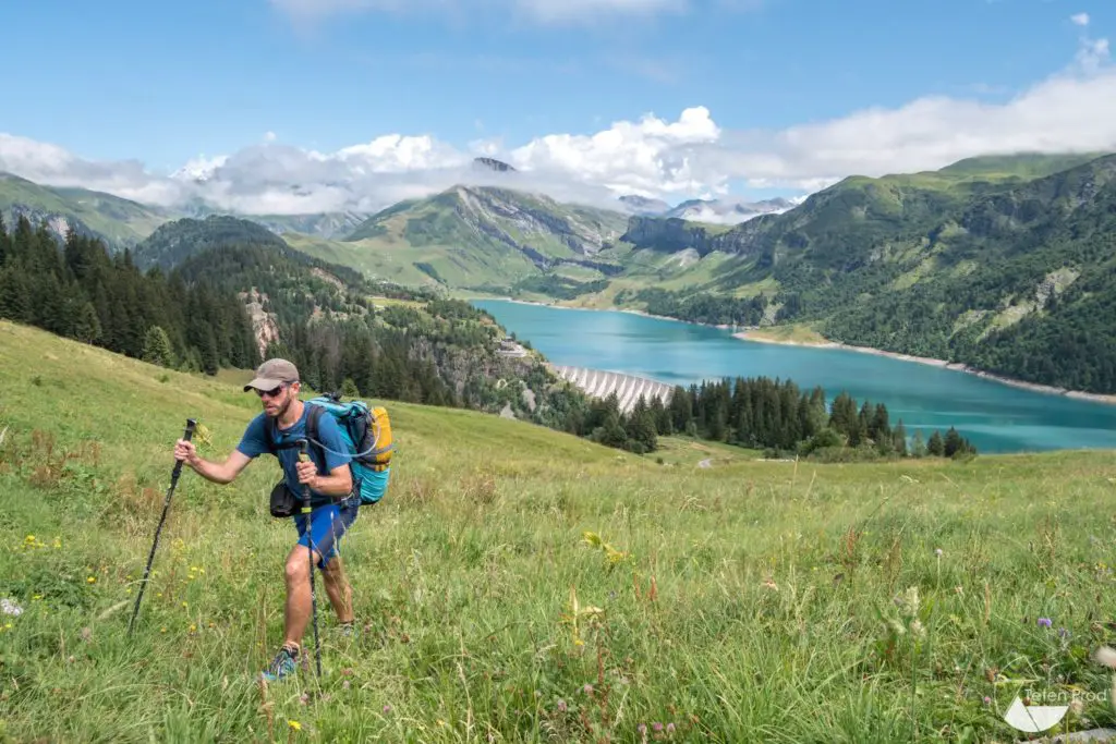 Le barrage de Roselend dans le Beaufortain