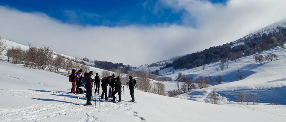 rando en raquettes à neige en Corse une autre manière de découvrir l'ile de beauté