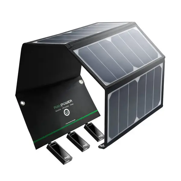 RAVPower 24W Chargeur Panneau Solaire