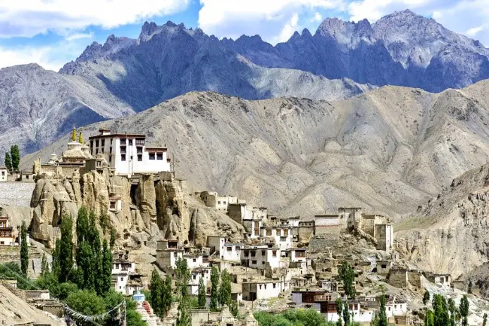 Région du Ladakh et ses monastères.