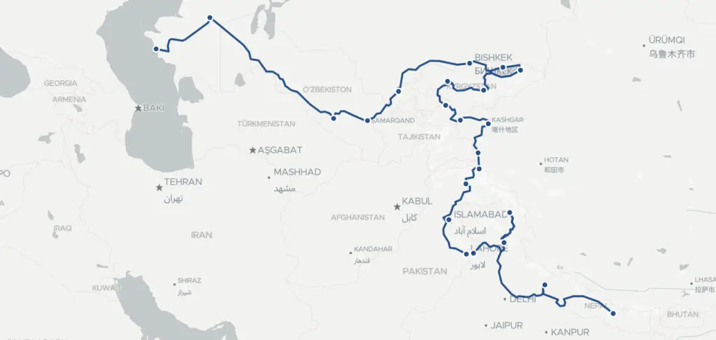 Suite de l'aventure en vélo pour rejoindre le Népal en traversant l'asie centrale