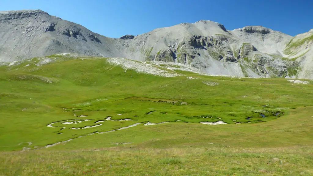 tourbières d'altitude dans le Mercantour