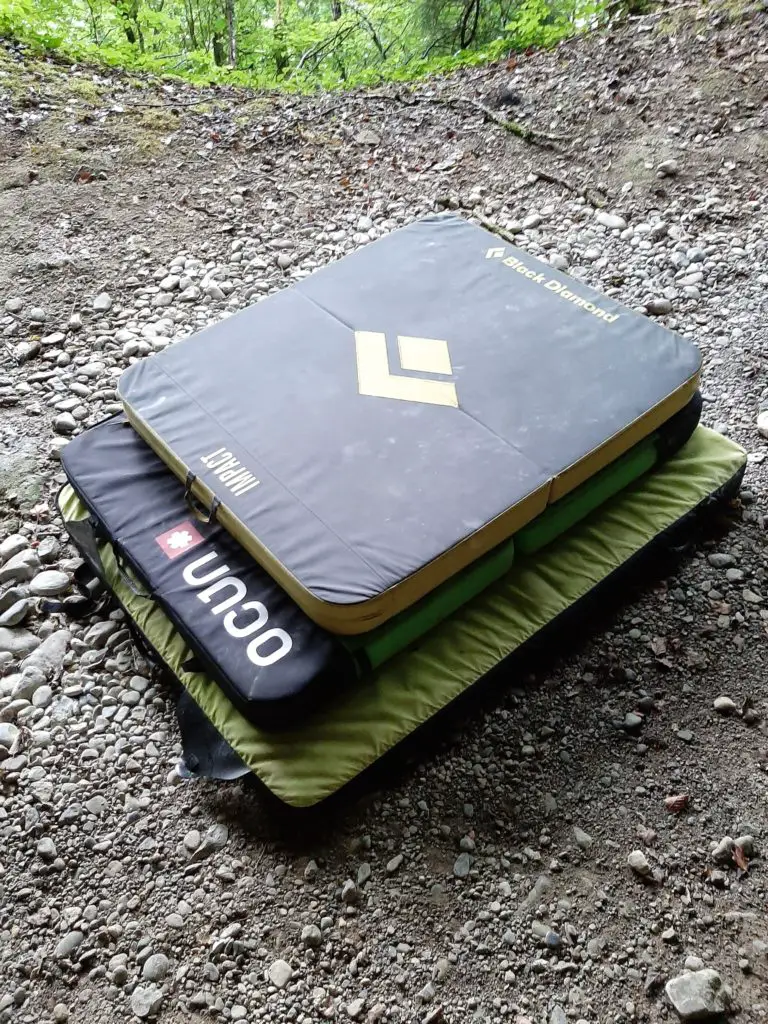 Quel crash pad choisir entre Ocun, edelrid et Black Diamond