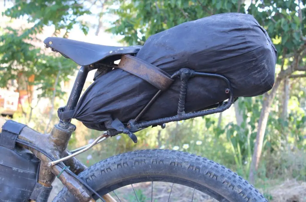 Sacs du Porte-Bagage arrière pour mon vélo en Bambou