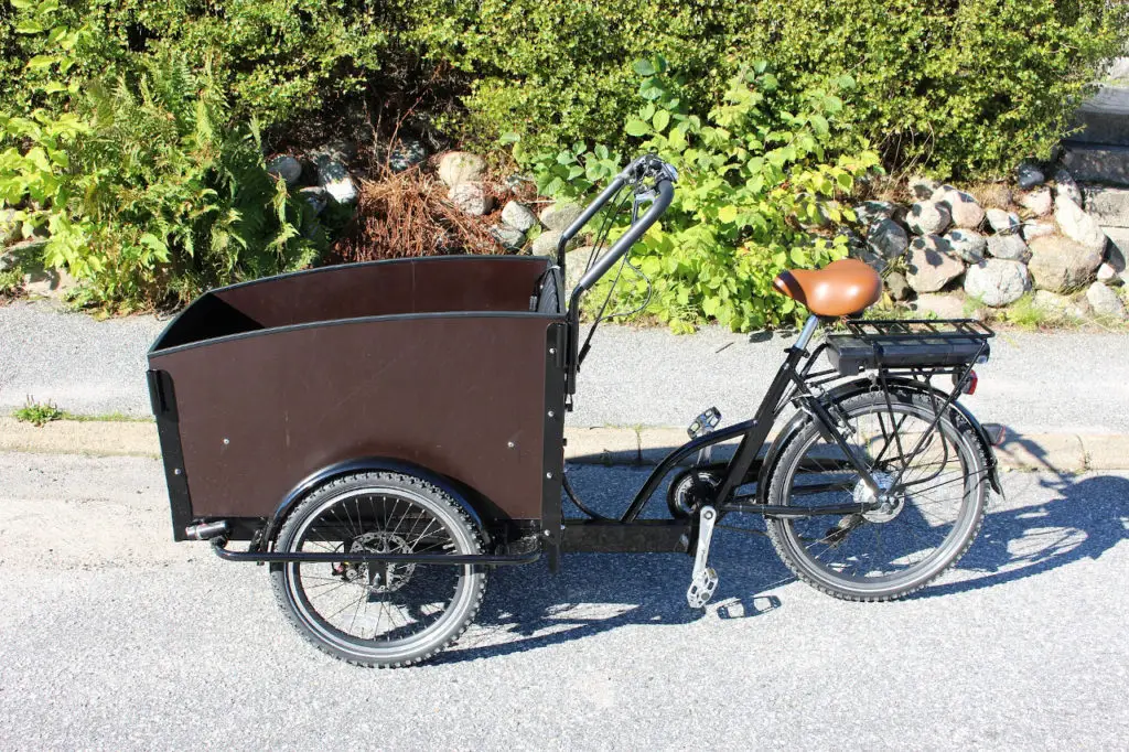 Le vélo cargo électrique, pratique pour transporter des marchandises